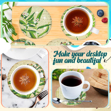 Load image into Gallery viewer, 6/8/10PCS Special Shape Diamond Painting Art Coaster Kit with Holder Cartoon Cat
