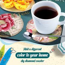 Load image into Gallery viewer, 6/8/10PCS Special Shape Diamond Painting Art Coaster Kit with Holder Cartoon Cat
