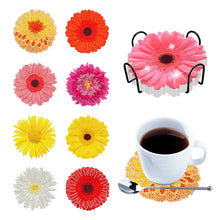 Load image into Gallery viewer, 6/8/10PCS Special Shape Diamond Painting Art Coaster Kit with Holder Cartoon Cat
