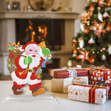 Load image into Gallery viewer, 5D DIY Round Diamond Painting Desktop Decor Santa Christmas Decor (#3)
