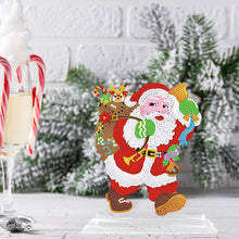 Load image into Gallery viewer, 5D DIY Round Diamond Painting Desktop Decor Santa Christmas Decor (#3)
