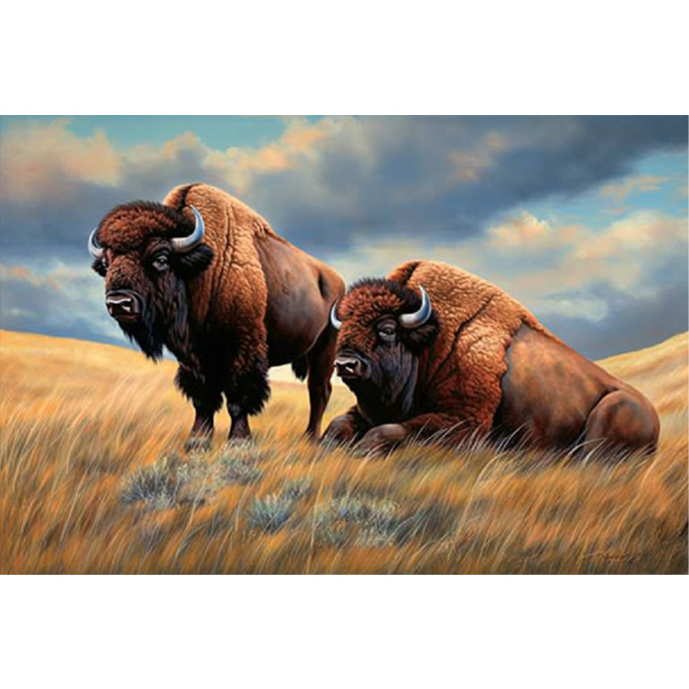 Diamond Painting - Full Round - consume cattle (60*40CM)
