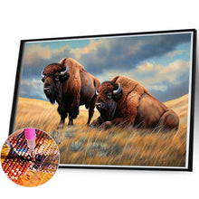 Load image into Gallery viewer, Diamond Painting - Full Round - consume cattle (60*40CM)

