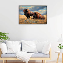 Load image into Gallery viewer, Diamond Painting - Full Round - consume cattle (60*40CM)
