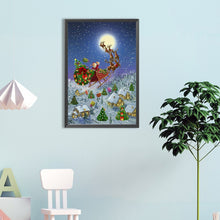 Load image into Gallery viewer, Diamond Painting - Full Round - Santa sleigh (40*60CM)
