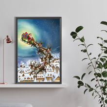 Load image into Gallery viewer, Diamond Painting - Full Round - Santa sleigh (40*60CM)
