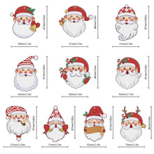 Load image into Gallery viewer, 20/30PCS Diamond Drawing Hanging Ornament Kit Bat Halloween Xmas Decor Snowflake
