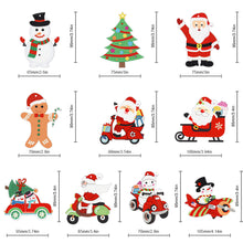 Load image into Gallery viewer, 20/30PCS Diamond Drawing Hanging Ornament Kit Bat Halloween Xmas Decor Snowflake

