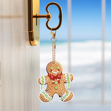 Load image into Gallery viewer, 8PCS Diamond Painting Keychains Special Shape Double Sided Diamond Art Ornaments

