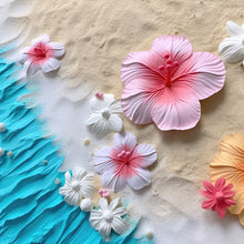 Load image into Gallery viewer, Diamond Painting - Full Round - clean beach flowers (40*40CM)
