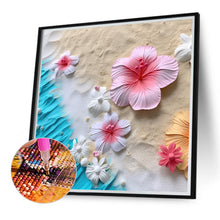Load image into Gallery viewer, Diamond Painting - Full Round - clean beach flowers (40*40CM)
