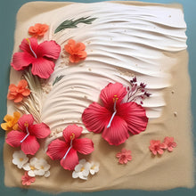 Load image into Gallery viewer, Diamond Painting - Full Round - clean beach flowers (40*40CM)
