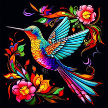 Load image into Gallery viewer, Diamond Painting - Full Round - hummingbird (40*40CM)
