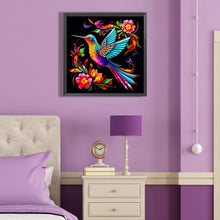 Load image into Gallery viewer, Diamond Painting - Full Round - hummingbird (40*40CM)
