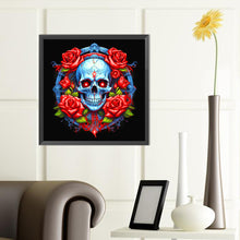 Load image into Gallery viewer, Diamond Painting - Full Round - Protective Skull Girl (40*40CM)
