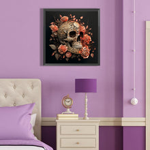Load image into Gallery viewer, Diamond Painting - Full Round - Metal skull girl (40*40CM)
