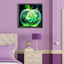 Load image into Gallery viewer, Diamond Painting - Full Round - Green Crystal Apple¡¤Christmas Eve (40*40CM)
