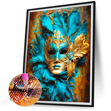Load image into Gallery viewer, Diamond Painting - Full Round - masquerade mask (40*50CM)
