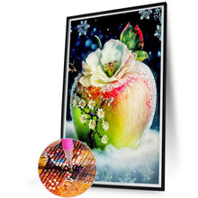 Load image into Gallery viewer, Diamond Painting - Full Round - Apples blooming in the snow (40*60CM)
