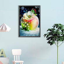Load image into Gallery viewer, Diamond Painting - Full Round - Apples blooming in the snow (40*60CM)
