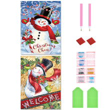 Load image into Gallery viewer, 2pcs Diamond Painting Set - Christmas snowman (30*40CM)
