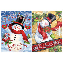 Load image into Gallery viewer, 2pcs Diamond Painting Set - Christmas snowman (30*40CM)
