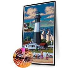 Load image into Gallery viewer, 2pcs Diamond Painting Set - lighthouse (30*60CM)
