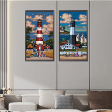 Load image into Gallery viewer, 2pcs Diamond Painting Set - lighthouse (30*60CM)
