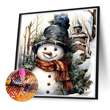 Load image into Gallery viewer, Diamond Painting - Full Round - Christmas snowman (40*40CM)
