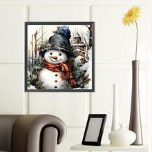 Load image into Gallery viewer, Diamond Painting - Full Round - Christmas snowman (40*40CM)
