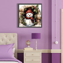 Load image into Gallery viewer, Diamond Painting - Full Round - Christmas snowman (40*40CM)
