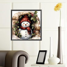 Load image into Gallery viewer, Diamond Painting - Full Round - Christmas snowman (40*40CM)
