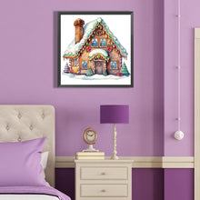 Load image into Gallery viewer, Diamond Painting - Full Round - Christmas cottage (40*40CM)
