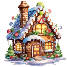 Load image into Gallery viewer, Diamond Painting - Full Round - Christmas cottage (40*40CM)
