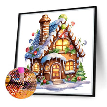 Load image into Gallery viewer, Diamond Painting - Full Round - Christmas cottage (40*40CM)
