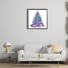 Load image into Gallery viewer, Diamond Painting - Partial Special Shaped - Colorful Christmas tree (30*30CM)
