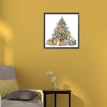 Load image into Gallery viewer, Diamond Painting - Partial Special Shaped - Colorful Christmas tree (30*30CM)
