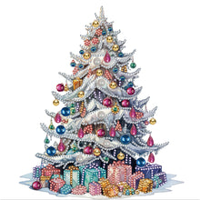 Load image into Gallery viewer, Diamond Painting - Partial Special Shaped - Colorful Christmas tree (30*30CM)
