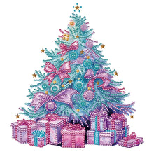 Load image into Gallery viewer, Diamond Painting - Partial Special Shaped - Colorful Christmas tree (30*30CM)
