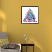 Load image into Gallery viewer, Diamond Painting - Partial Special Shaped - Colorful Christmas tree (30*30CM)
