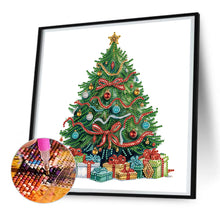 Load image into Gallery viewer, Diamond Painting - Partial Special Shaped - Colorful Christmas tree (30*30CM)
