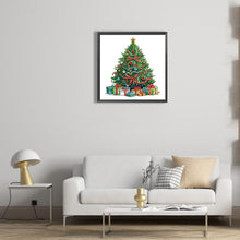 Load image into Gallery viewer, Diamond Painting - Partial Special Shaped - Colorful Christmas tree (30*30CM)
