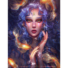 Load image into Gallery viewer, Diamond Painting - Full Round - Pisces girl (50*60CM)
