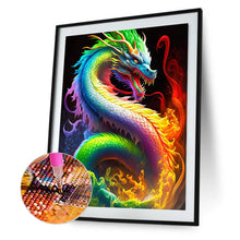 Load image into Gallery viewer, Diamond Painting - Full Round - Colorful dragon (30*40CM)
