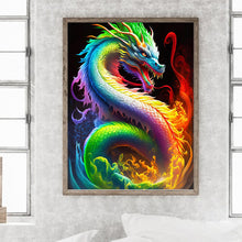 Load image into Gallery viewer, Diamond Painting - Full Round - Colorful dragon (30*40CM)
