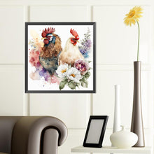 Load image into Gallery viewer, Diamond Painting - Full Round - Rooster (40*40CM)
