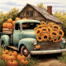 Load image into Gallery viewer, Diamond Painting - Full Round - truck (40*40CM)

