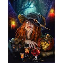 Load image into Gallery viewer, 4pcs Diamond Painting Set - magic witch (30*40CM)
