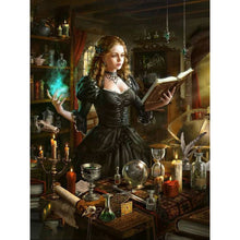 Load image into Gallery viewer, 4pcs Diamond Painting Set - magic witch (30*40CM)
