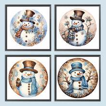 Load image into Gallery viewer, 4pcs Diamond Painting Set - snowman (30*30CM)
